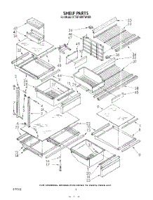 04 - Shelf parts for Kitchenaid Refrigerator KTRF18MTAL00 from AppliancePartsPros.com