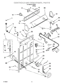 02 - Controls And Rear Panel Parts parts for Whirlpool Washer IJ40001 from AppliancePartsPros.com
