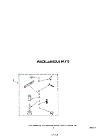 05 - Miscellaneous parts for Whirlpool Washer LA5380XSW1 from AppliancePartsPros.com
