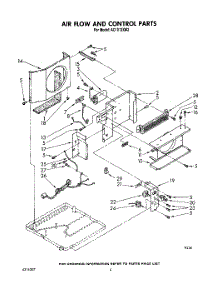 03 - Air Flow And Control parts for Whirlpool Air Conditioner AC1012XM2 from AppliancePartsPros.com