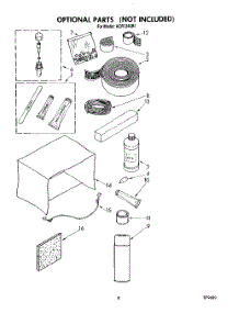 05 - Optional parts for Whirlpool Air Conditioner ACR124XR1 from AppliancePartsPros.com