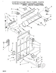 02 - Control And Rear Panel parts for Whirlpool Washer LLR6144AN0 from AppliancePartsPros.com