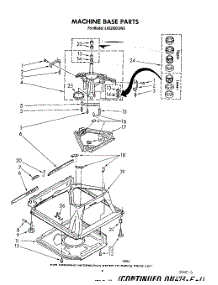 07 - Machine Base parts for Whirlpool Washer LA6200XSW0 from AppliancePartsPros.com