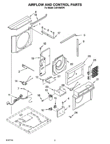 02 - Airflow And Control Parts parts for Whirlpool Air Conditioner CAH18WCP0 from AppliancePartsPros.com