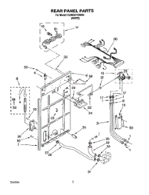 02 - Rear Panel parts for Kitchenaid Washer KAWE977BWH0 from AppliancePartsPros.com