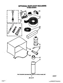 06 - Optional parts for Whirlpool Air Conditioner AC2104XT1 from AppliancePartsPros.com