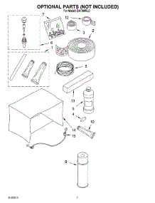 04 - Optional parts for Whirlpool Air Conditioner CA10WRL0 from AppliancePartsPros.com