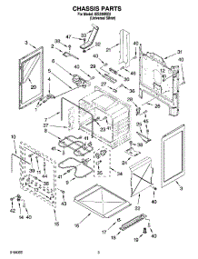 03 - Chassis Parts parts for Whirlpool Range IES356RD2 from AppliancePartsPros.com