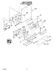 04 - Unit Parts parts for Kitchenaid Wine Cooler KUWS24LSBS00 from AppliancePartsPros.com