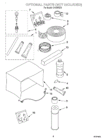04 - Optional parts for Whirlpool Air Conditioner CA18WCK1 from AppliancePartsPros.com