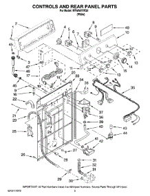02 - Controls And Rear Panel Parts parts for Maytag Washer MTW5670TQ0 from AppliancePartsPros.com