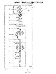 09 - Gearcase parts for Whirlpool Washer LA5300XMW1 from AppliancePartsPros.com