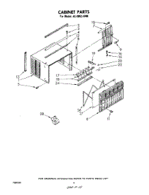 04 - Section parts for Whirlpool Air Conditioner AC0052XM0 from AppliancePartsPros.com