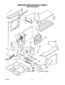 02 - Airflow And Control parts for Whirlpool Air Conditioner BHAC1400BS0 from AppliancePartsPros.com