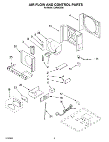 02 - Air Flow And Control Parts parts for Whirlpool Air Conditioner CAR24CSS0 from AppliancePartsPros.com