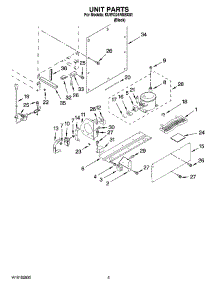 04 - Unit Parts parts for Kitchenaid Wine Cooler KUWO24RSBX01 from AppliancePartsPros.com