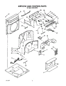 02 - Airflow And Control parts for Whirlpool Air Conditioner ACQ142XZ0 from AppliancePartsPros.com