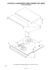 04 - Control Components And Cabinet Top parts for Kitchenaid Oven KGBS246SBL0 from AppliancePartsPros.com
