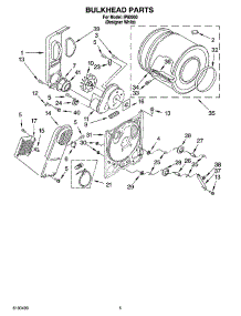 03 - Bulkhead Parts, Optional Parts (Not Included) parts for Whirlpool Dryer IP80000 from AppliancePartsPros.com