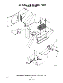 03 - Section parts for Whirlpool Air Conditioner ALJ07520 from AppliancePartsPros.com