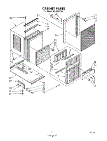 04 - Section parts for Whirlpool Air Conditioner ACS802XM from AppliancePartsPros.com