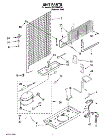 04 - Unit Parts parts for Whirlpool Refrigerator IR8GSMXRS03 from AppliancePartsPros.com