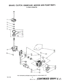 06 - Brake, Clutch, Gearcase, Motor And Pump parts for Whirlpool Washer LA5400XTF0 from AppliancePartsPros.com