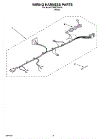 06 - Wiring Harness Parts parts for Whirlpool Washer CAWC529JQ1 from AppliancePartsPros.com