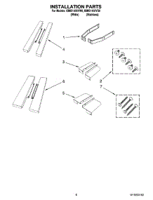 06 - Installation Parts parts for Whirlpool Microwave IBMS1455VS0 from AppliancePartsPros.com