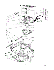 07 - Machine Base parts for Whirlpool Washer LA6100XSW0 from AppliancePartsPros.com
