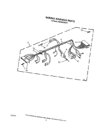 09 - Wiring Harness parts for Kitchenaid Washer KAWE560WWH1 from AppliancePartsPros.com