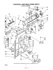 03 - Controls And Rear Panel parts for Whirlpool Washer LA5591XPW4 from AppliancePartsPros.com