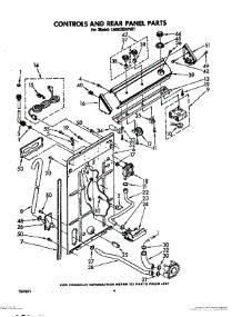 03 - Controls And Rear Panel parts for Whirlpool Washer LA5550XPW1 from AppliancePartsPros.com