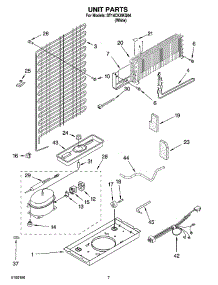 04 - Unit Parts parts for Whirlpool Refrigerator ST14CKXKQ04 from AppliancePartsPros.com