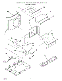 02 - Airflow And Control parts for Whirlpool Air Conditioner CA8WRK0 from AppliancePartsPros.com