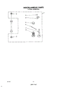 10 - Miscellaneous , Literature And Optional parts for Whirlpool Washer LA9800XPW1 from AppliancePartsPros.com