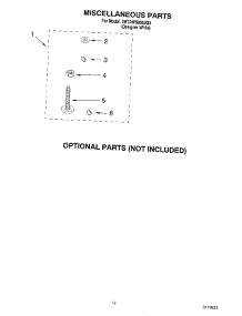 10 - Miscellaneous parts for Whirlpool Washer 7MTAWS800JQ3 from AppliancePartsPros.com