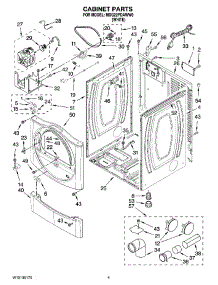 02 - Cabinet Parts parts for Maytag Dryer MDG22PDAWW0 from AppliancePartsPros.com