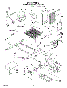 09 - Unit Parts parts for Whirlpool Refrigerator ID5GFGXRQ01 from AppliancePartsPros.com