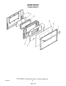 07 - Door parts for Whirlpool Range SS630PER2 from AppliancePartsPros.com