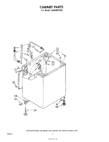 04 - Cabinet parts for Whirlpool Washer LA6800XKW0 from AppliancePartsPros.com