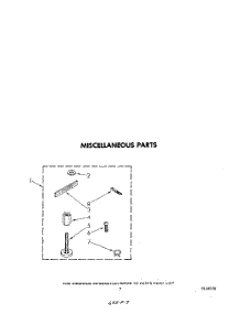 05 - Miscellaneous parts for Whirlpool Washer LA5578XSW0 from AppliancePartsPros.com