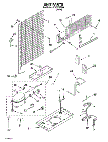 04 - Unit Parts parts for Whirlpool Refrigerator IT18TKXRQ00 from AppliancePartsPros.com