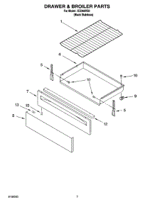 05 - Drawer & Broiler Parts parts for Whirlpool Range IES366RS0 from AppliancePartsPros.com