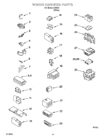 06 - Wiring Harness Parts parts for Whirlpool Washer IJ40001 from AppliancePartsPros.com