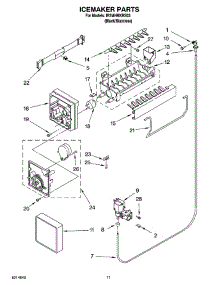 06 - Icemaker Parts parts for Whirlpool Refrigerator IR2MHMXRS03 from AppliancePartsPros.com