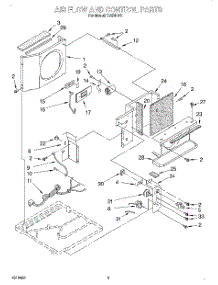 02 - Air Flow And Control parts for Whirlpool Air Conditioner CA8WR41 from AppliancePartsPros.com
