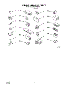 06 - Wiring Harness parts for Whirlpool Washer 4XLA87W92AN2 from AppliancePartsPros.com