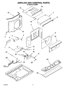 02 - Air Flow And Control Parts parts for Whirlpool Air Conditioner CA12WRP0 from AppliancePartsPros.com