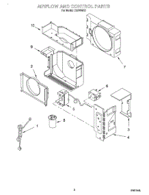 02 - Section parts for Whirlpool Air Conditioner CA5WMK0 from AppliancePartsPros.com